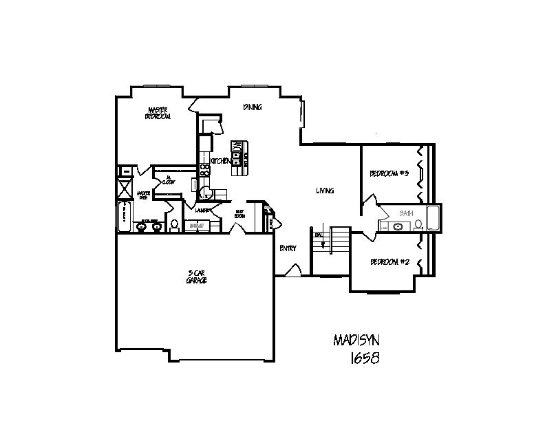 Madison floorplan Klausmeyer Construction